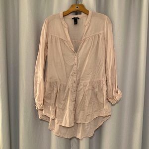 H&M button up t-shirt dress